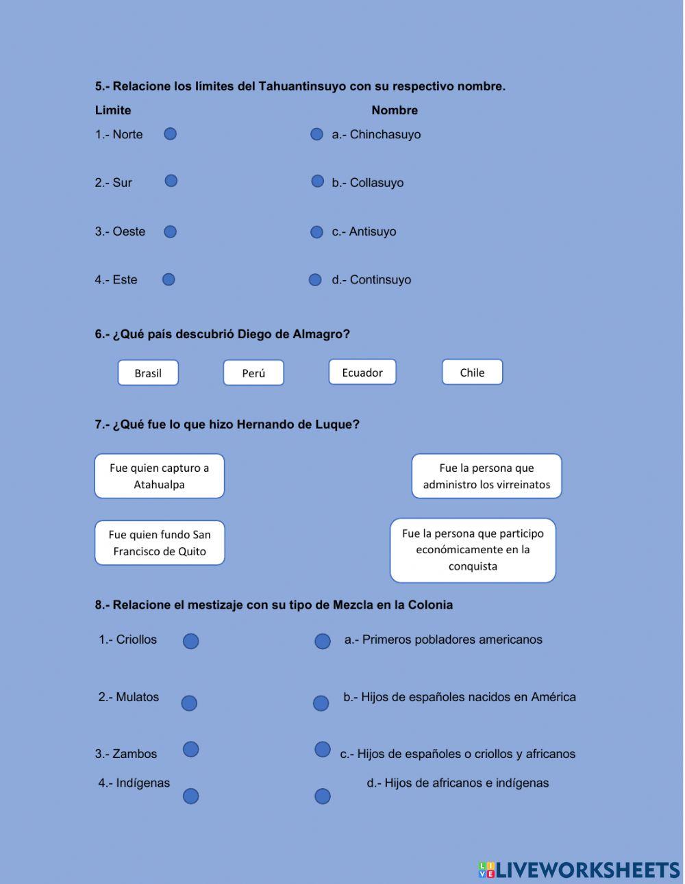 Examen quimestral 5to