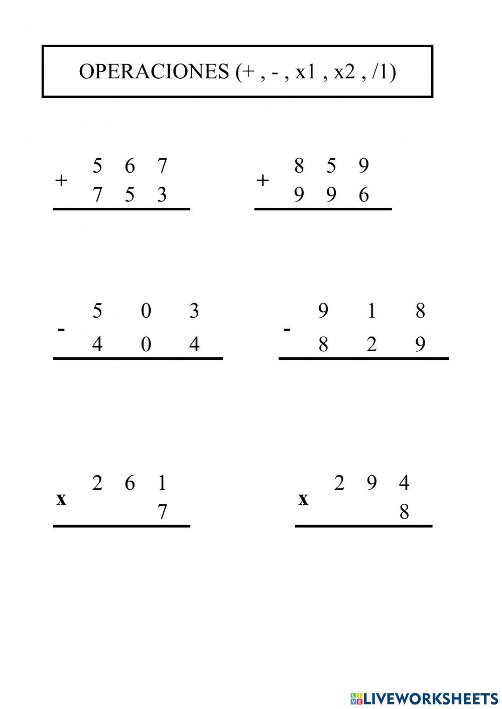 Control de Operaciones - 1