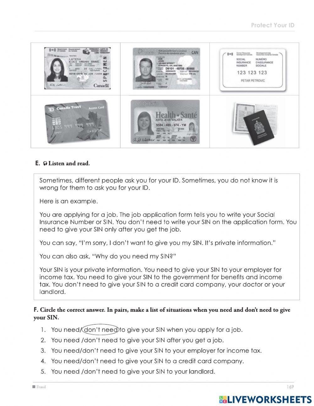 Protect your ID