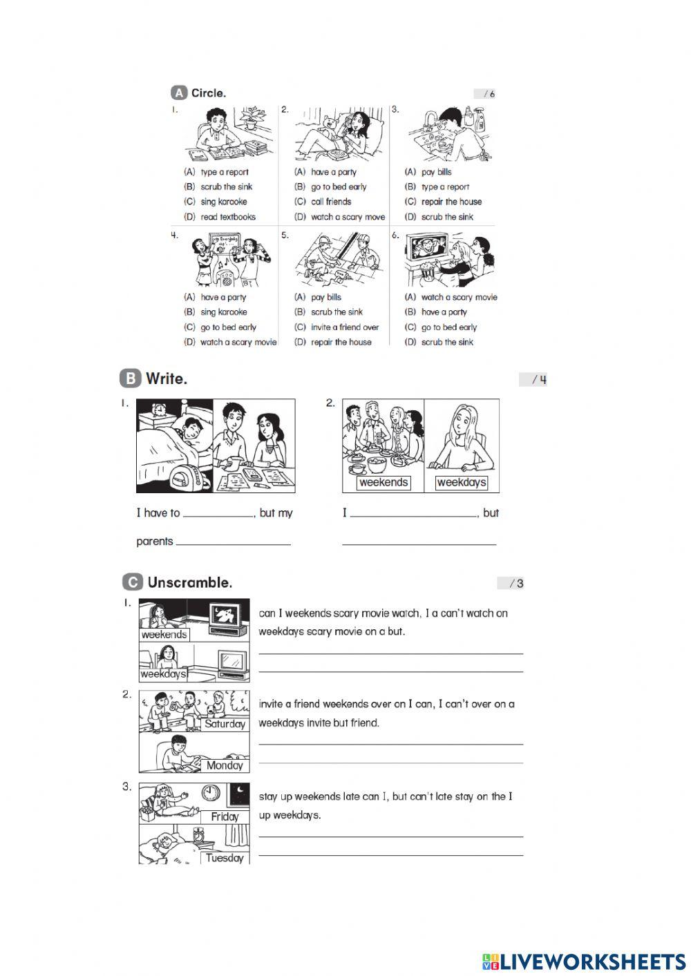 KIDS 6 Units 1 and 2