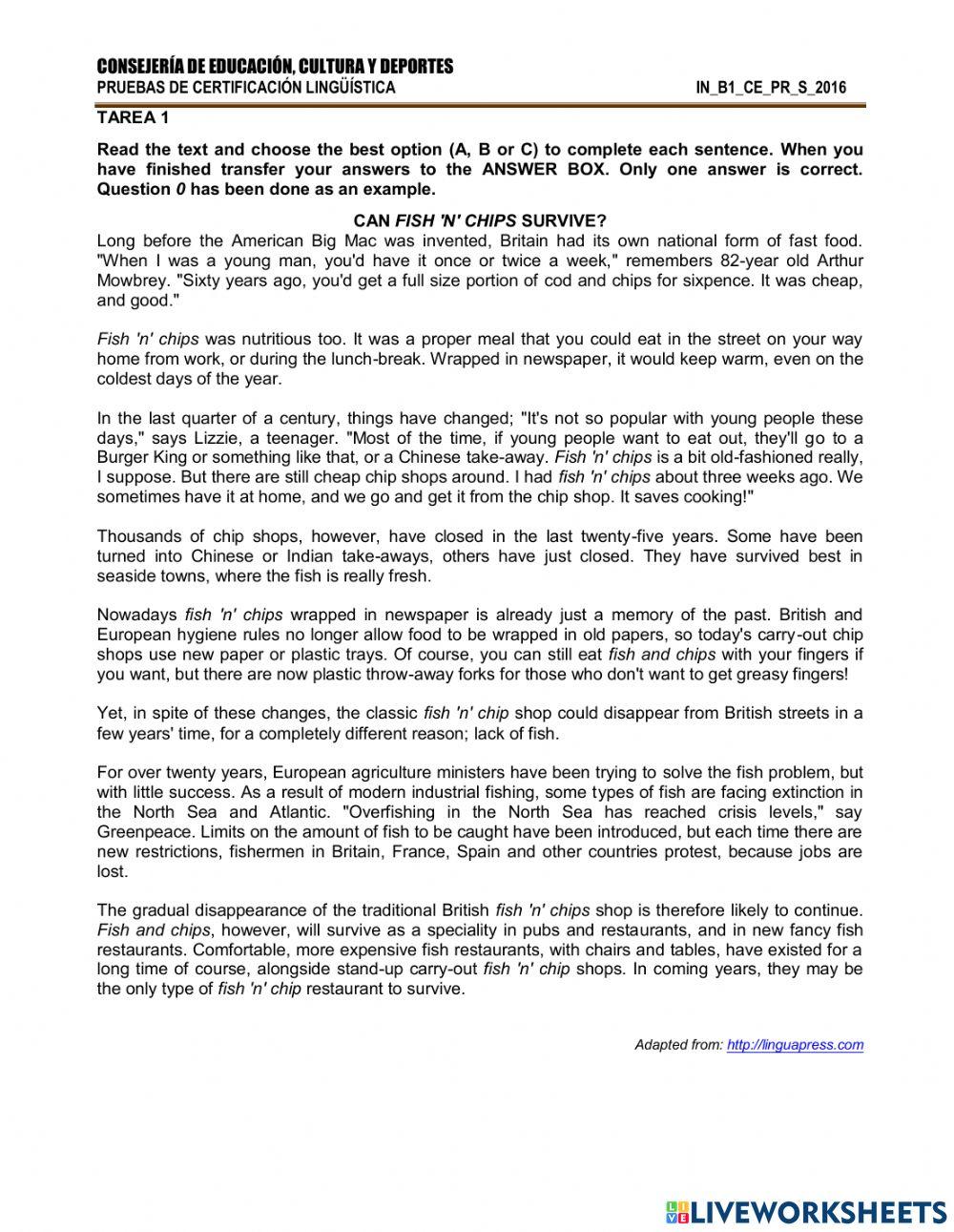 Reading Comprehension