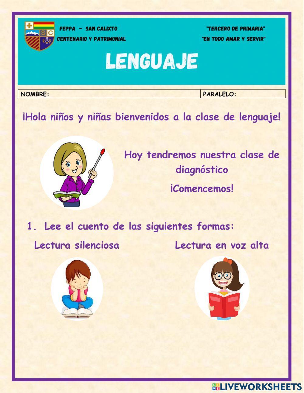 Diagnóstico 1 - Lenguaje