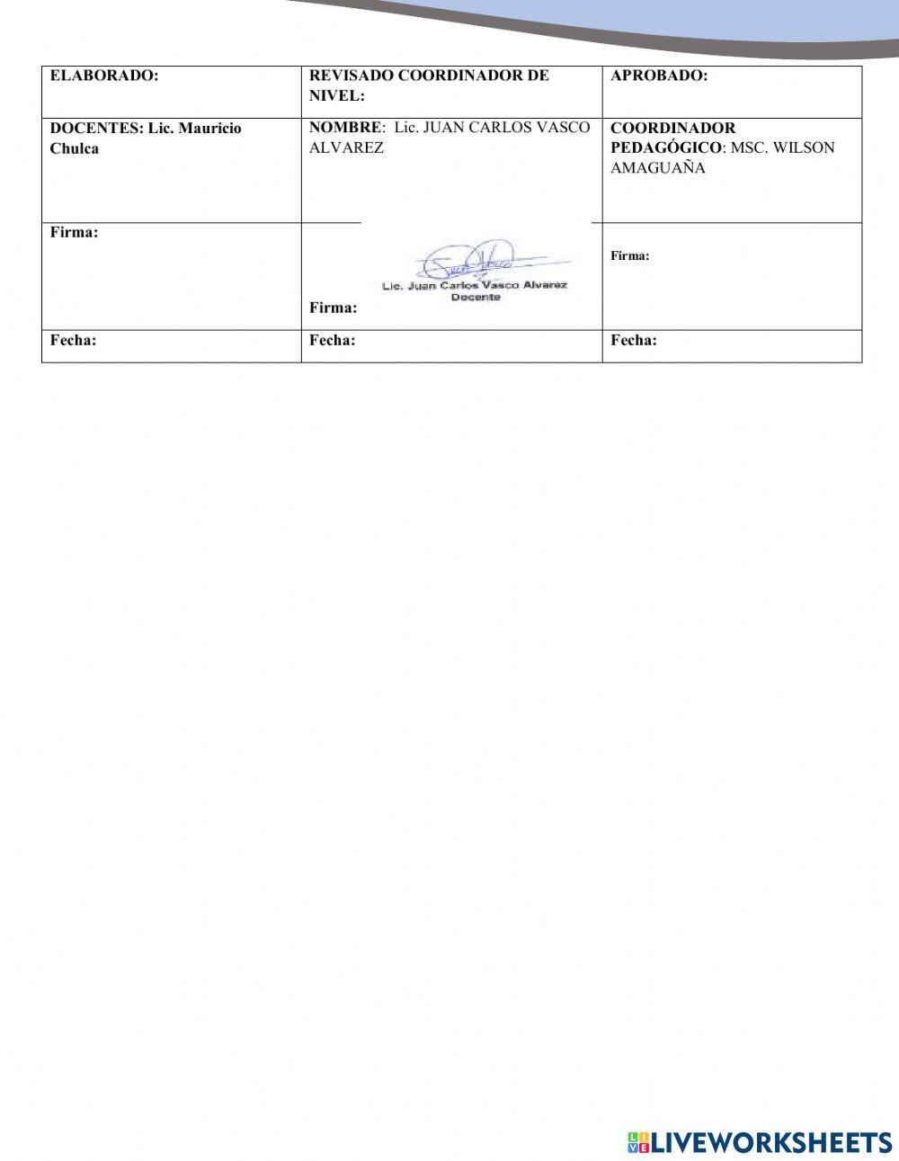 Examen quimestral eeff primero bgu