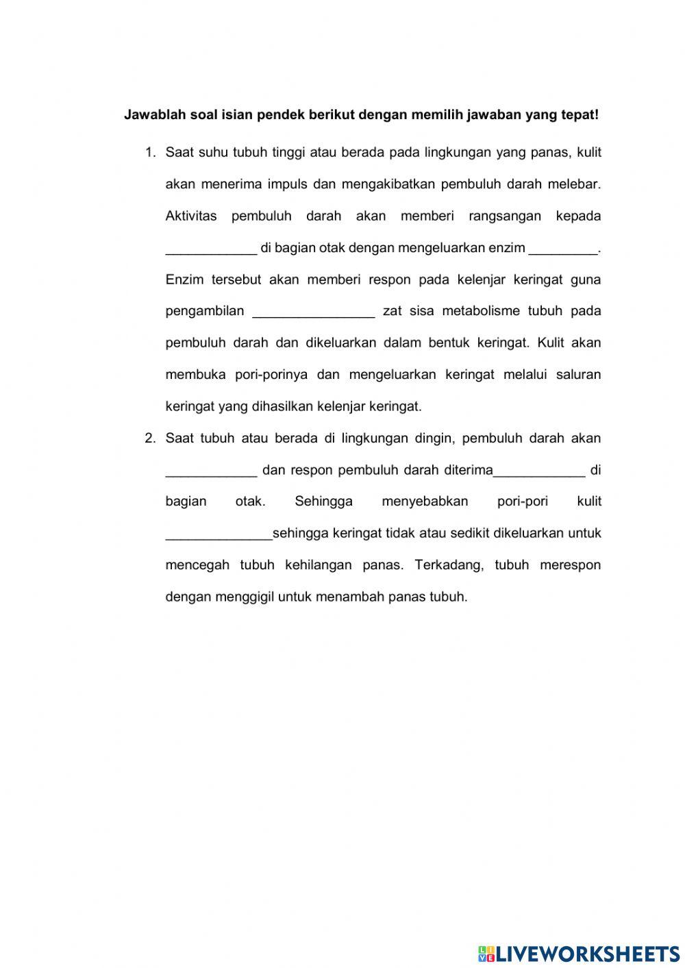 Lkpd sistem ekskresi (part 1)