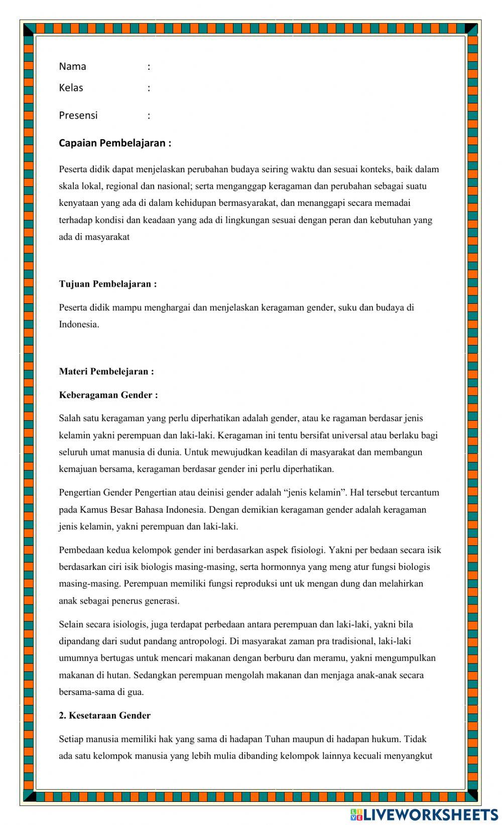 Lkpd keberagaman gender