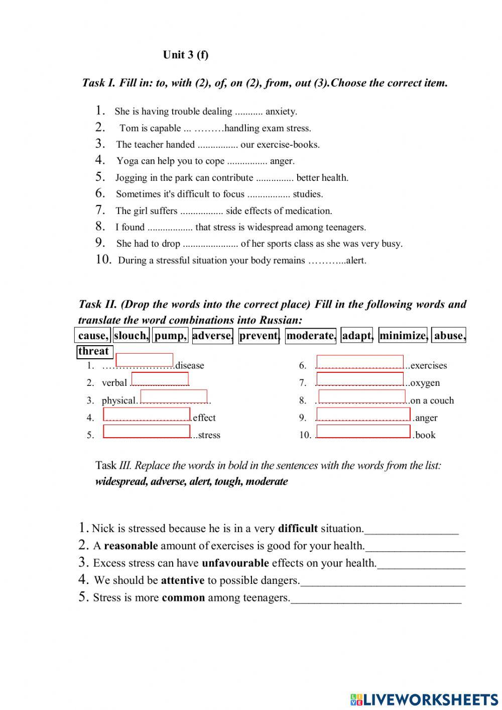 Starlight 9 module 3F online exercise for | Live Worksheets
