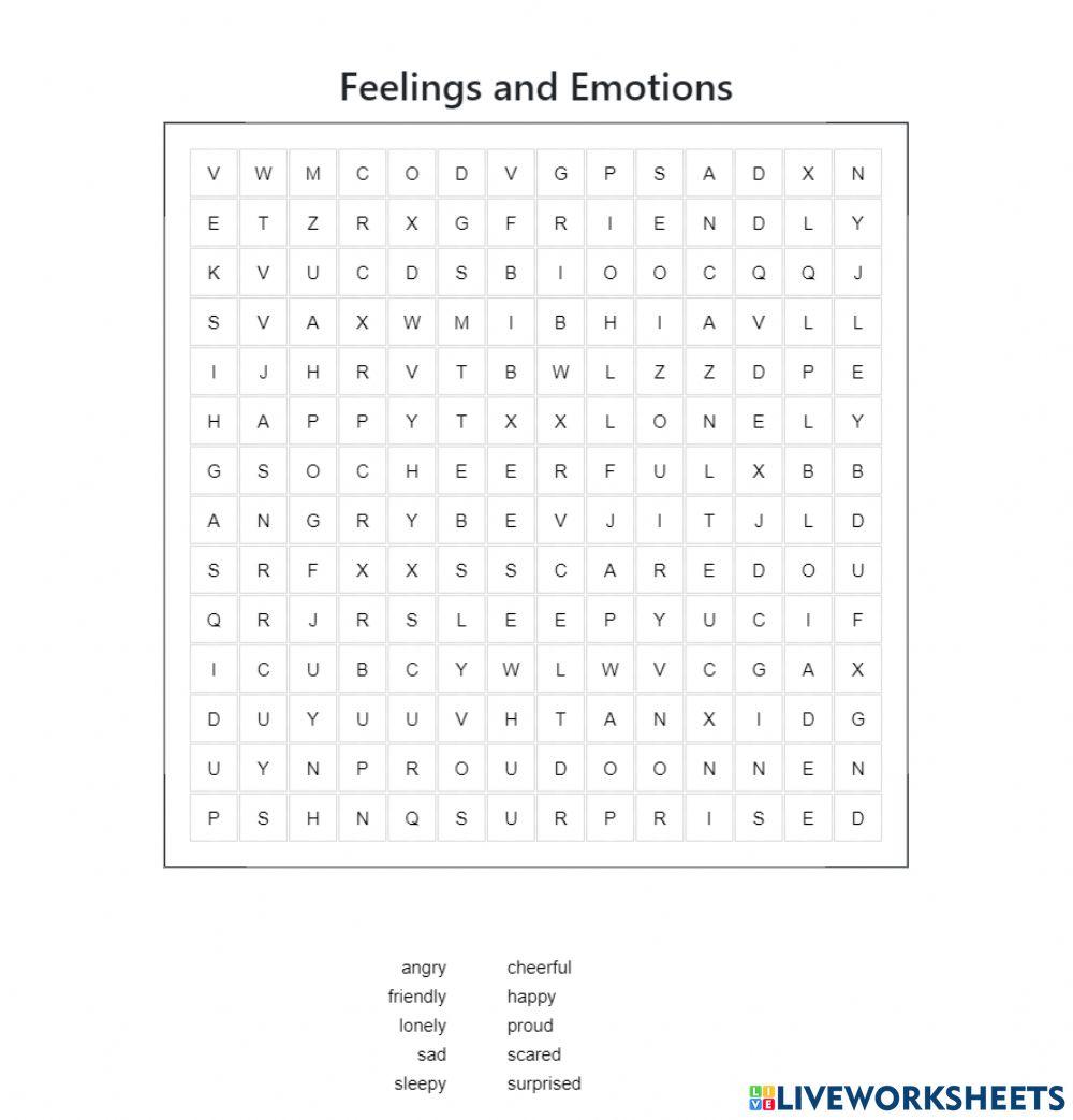 Feelings and Emotions