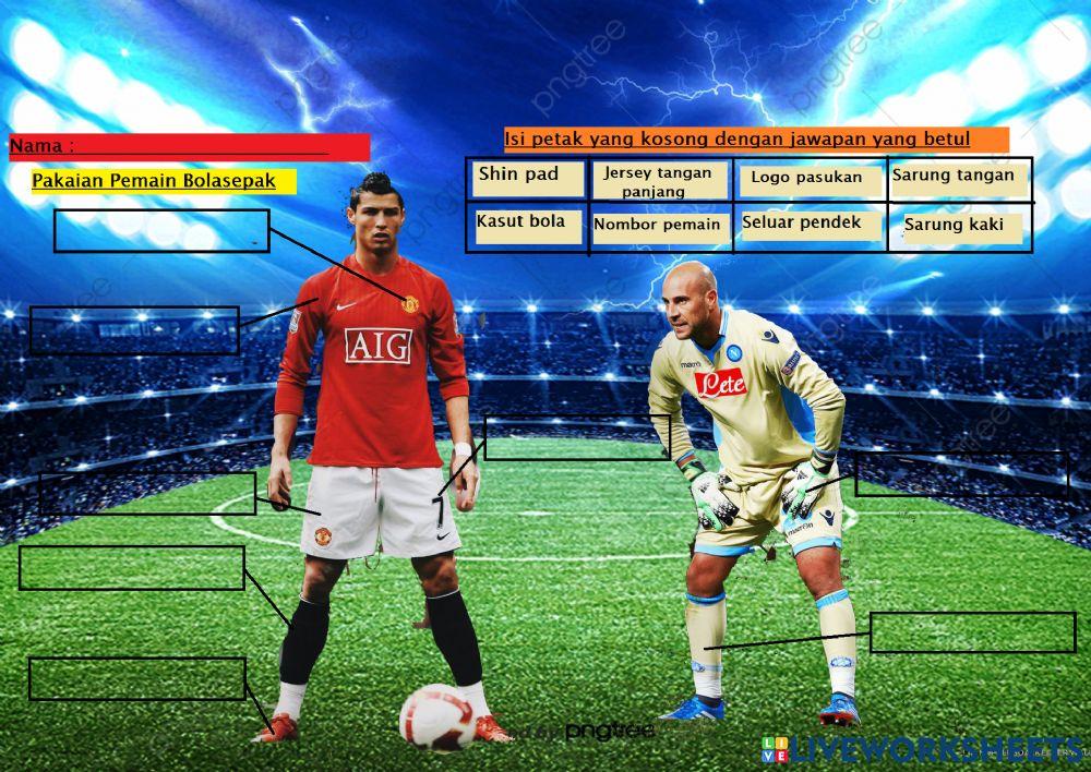 Pakaian Pemain Bola Sepak