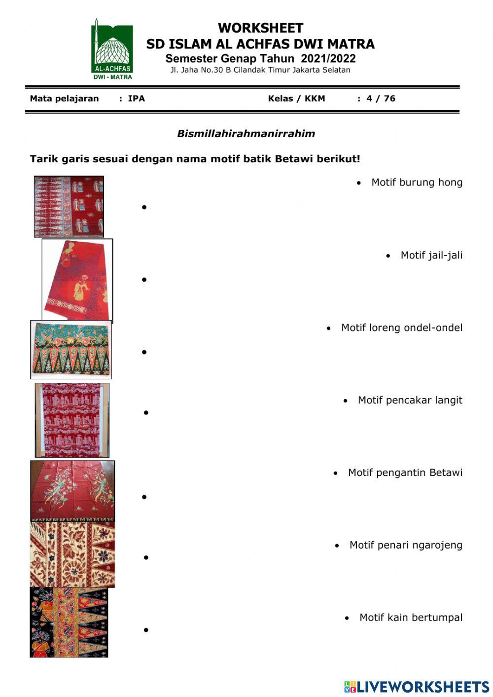Motif Batik Betawi