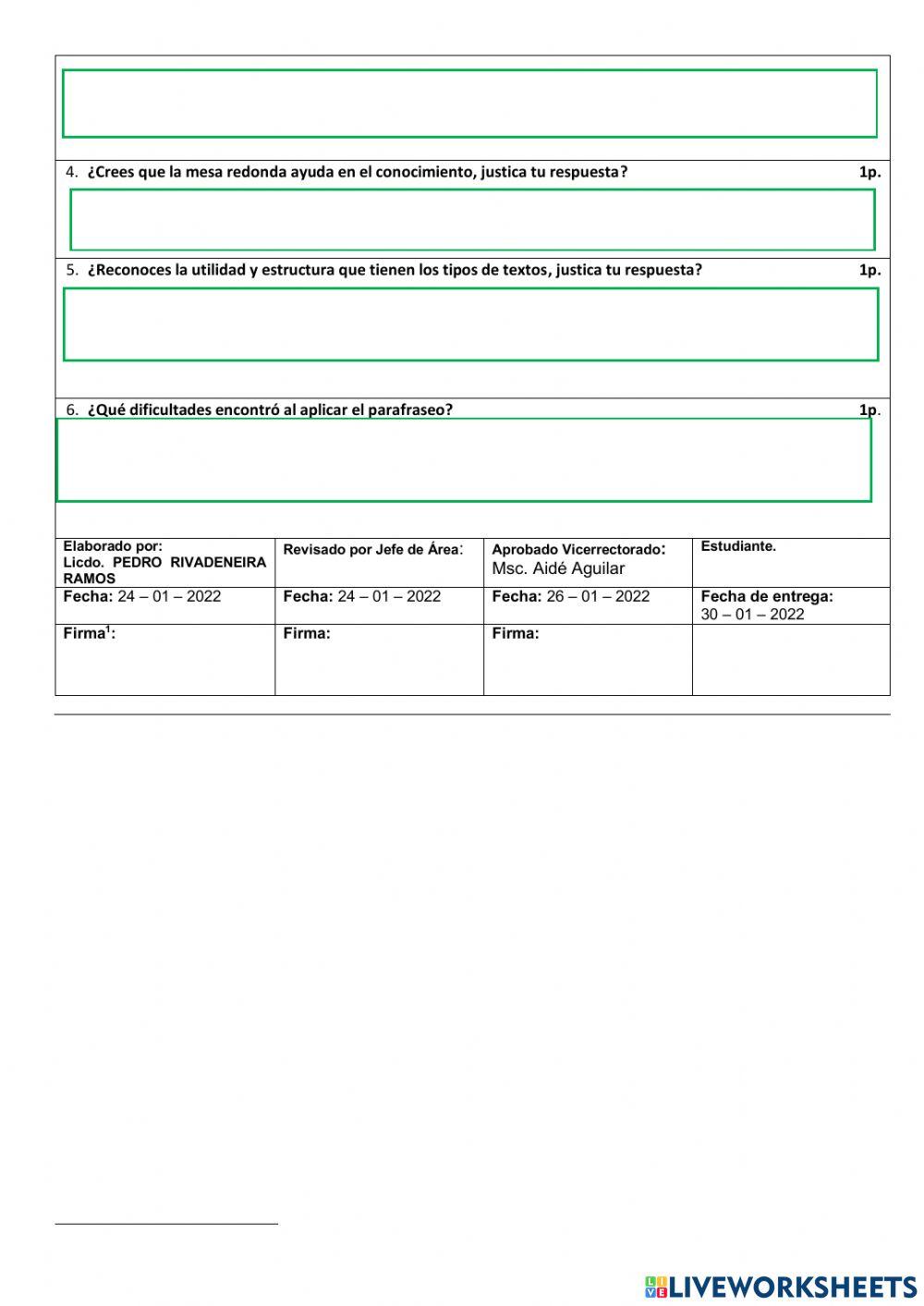 Evaluación metacognitiva