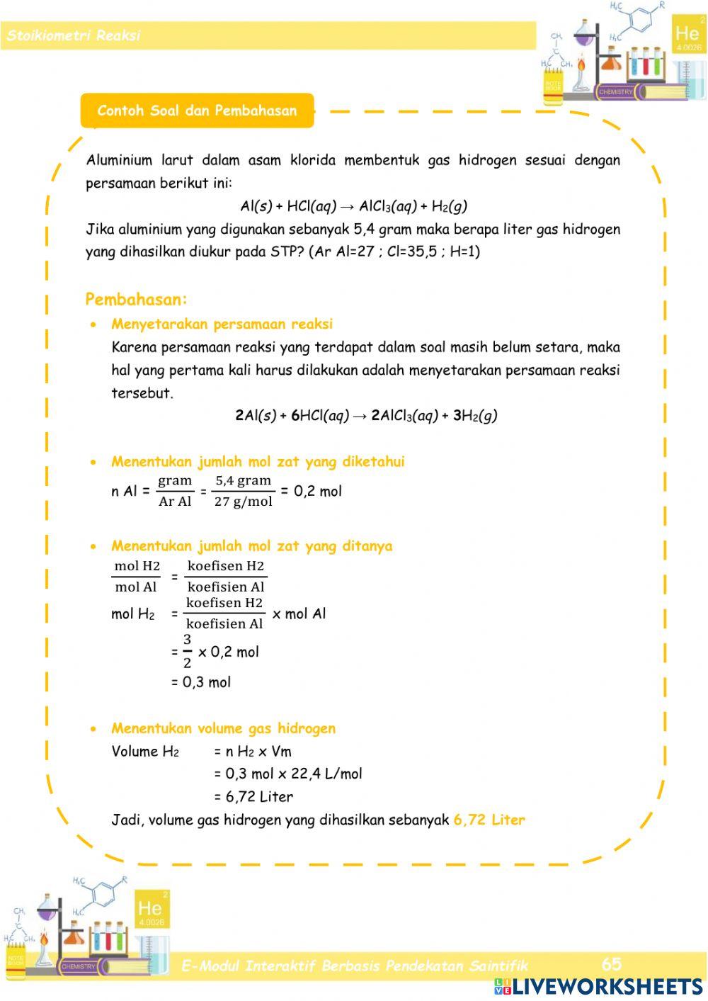 Stoikiometri Bagian 12