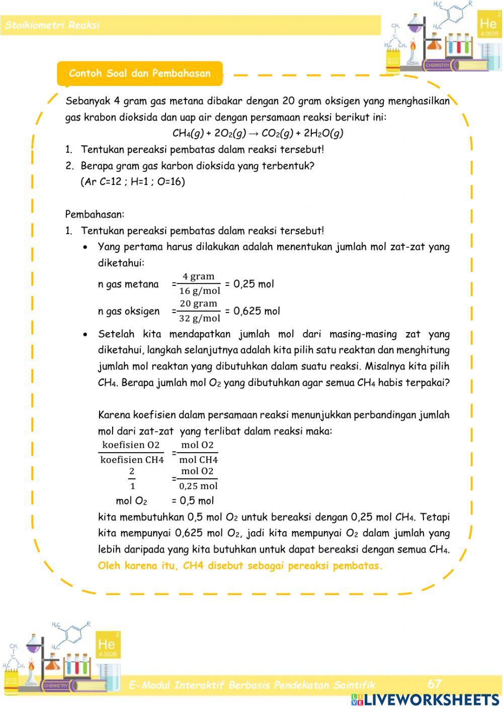 Stoikiometri Bagian 12