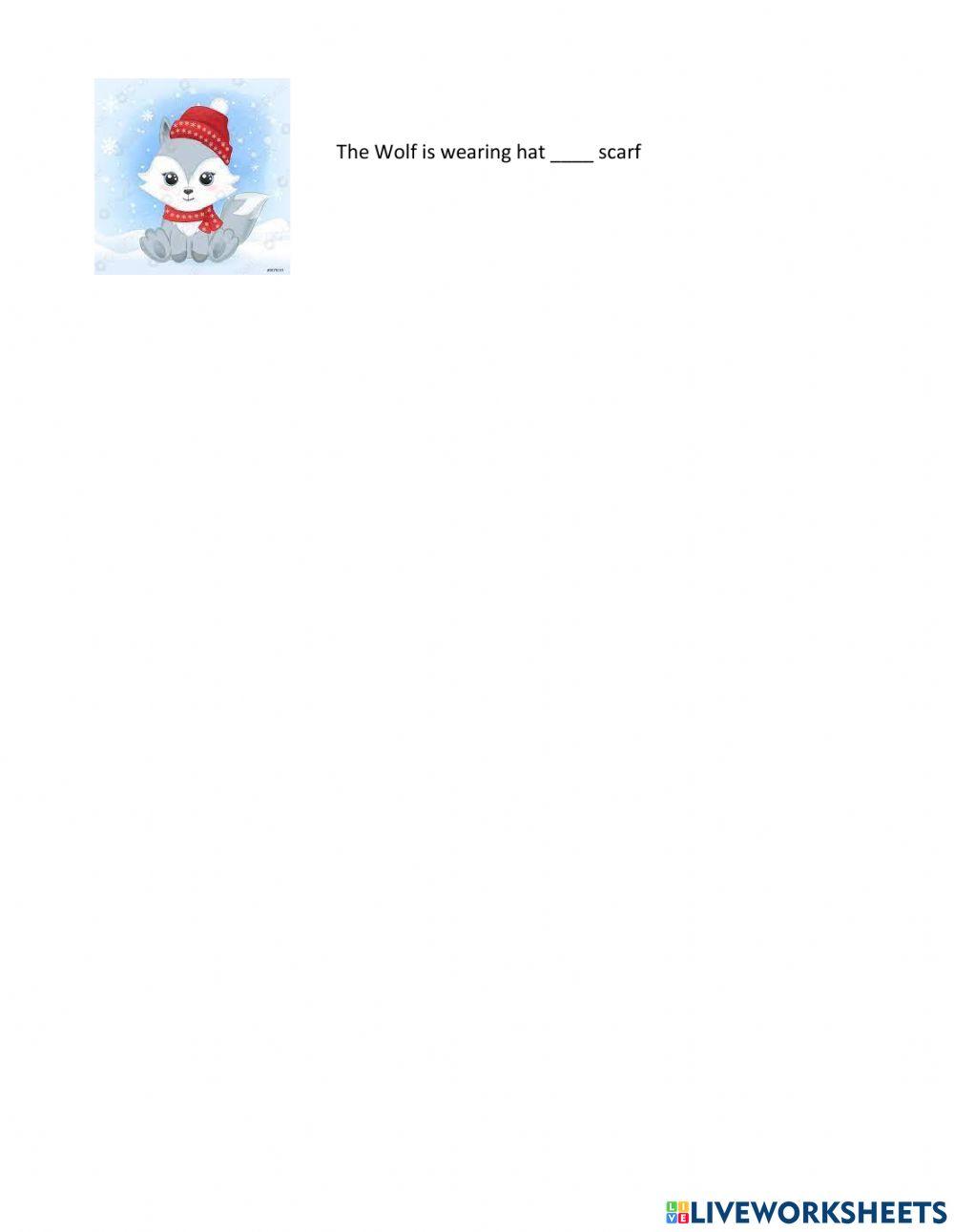 Describe, and use words and, but, so