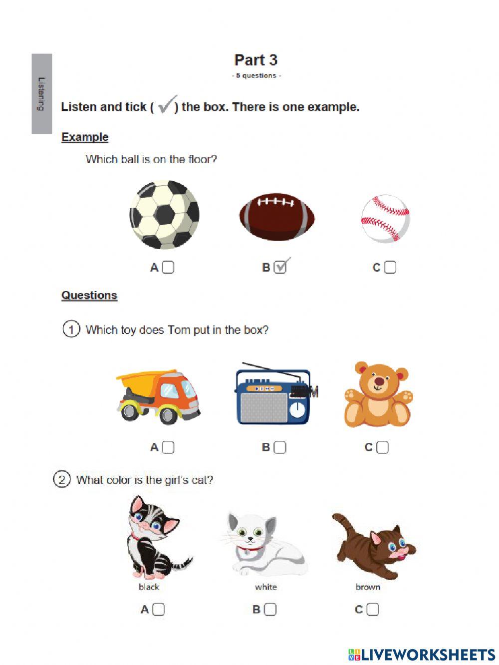 Reading Test- Mid Test Level 2