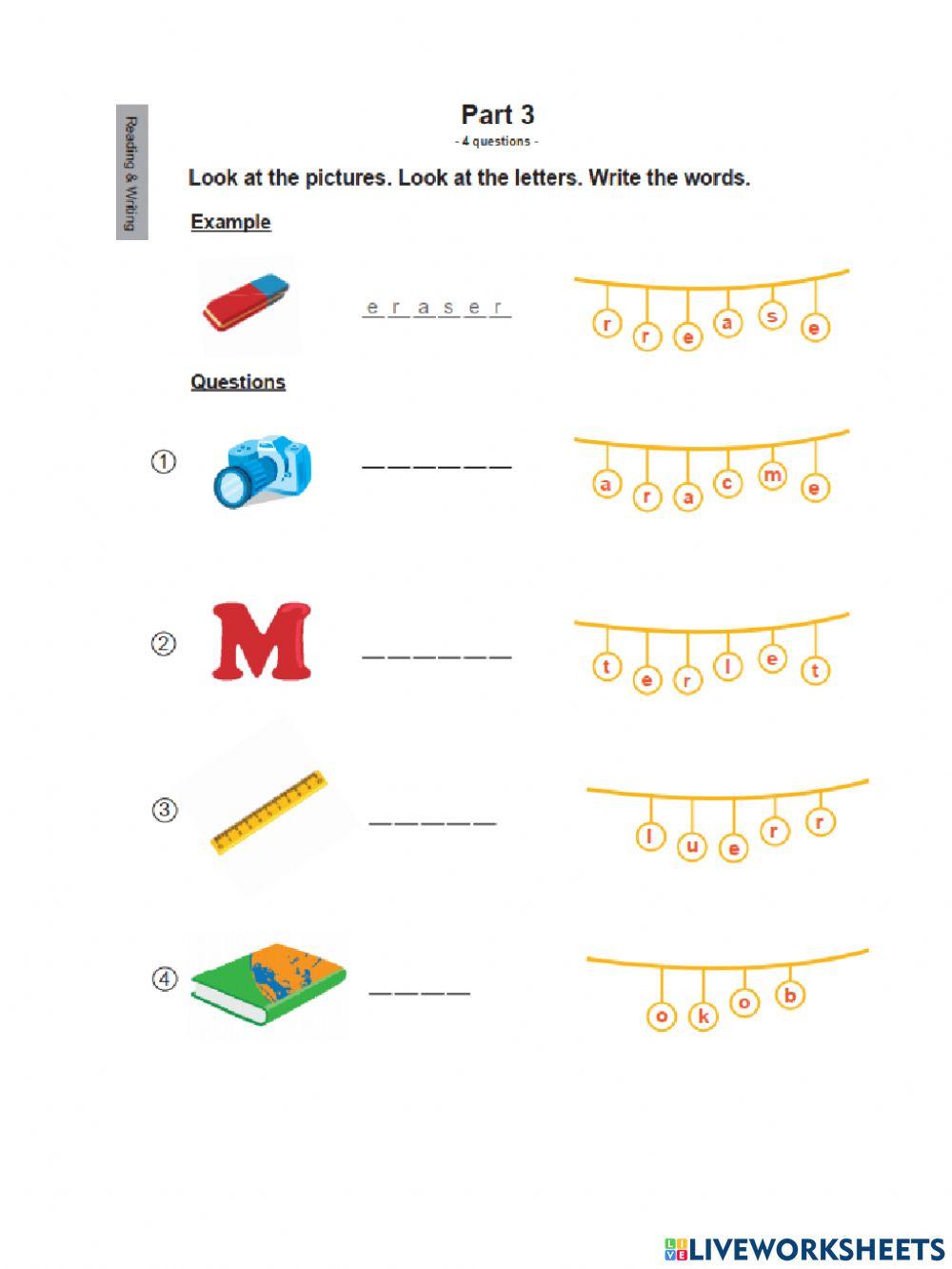 Reading test- Mid test level 2