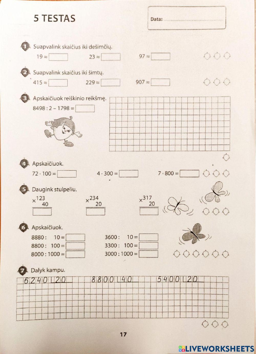 Testas Nr5 Riešutas