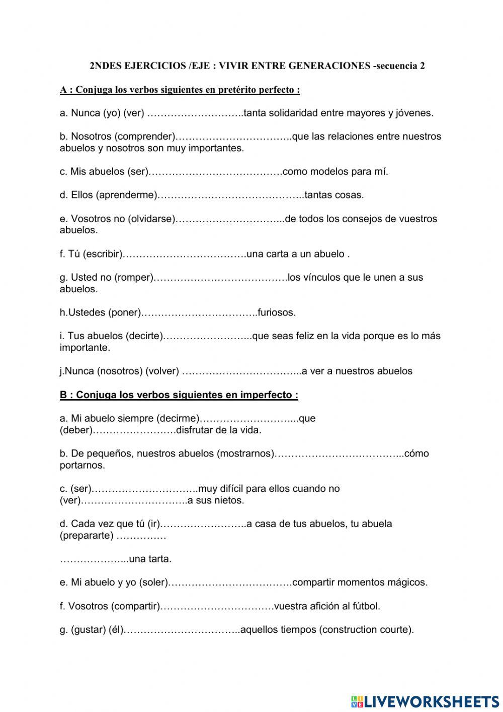 Eje vivir entre generaciones