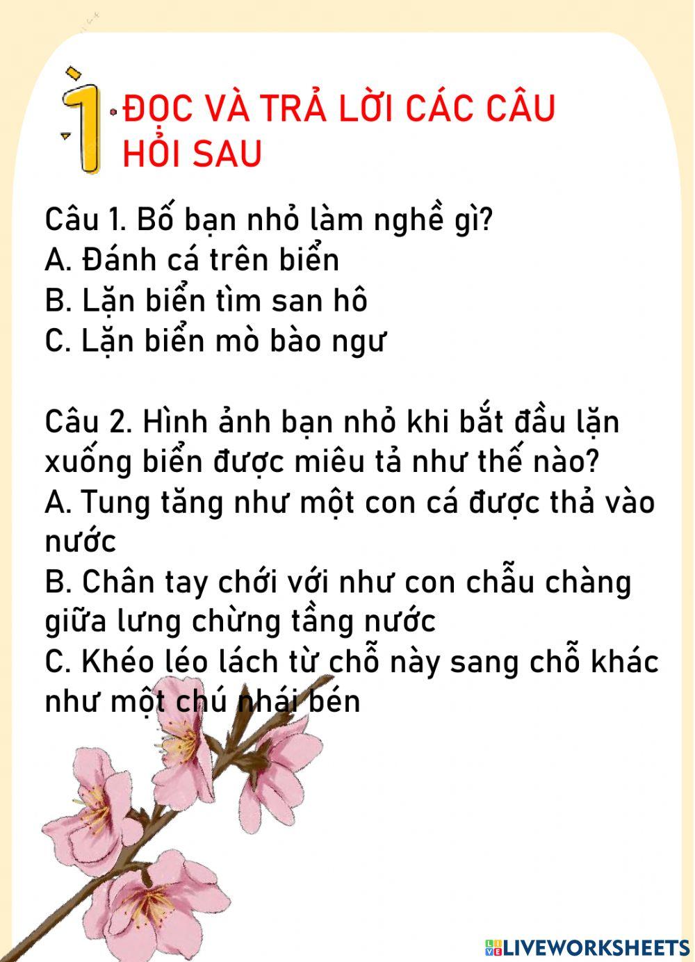 Phiếu bài tập cuối tuần 30