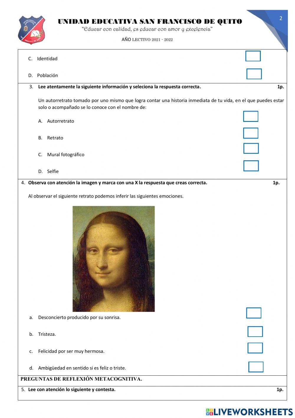 El retrato y autoretrato