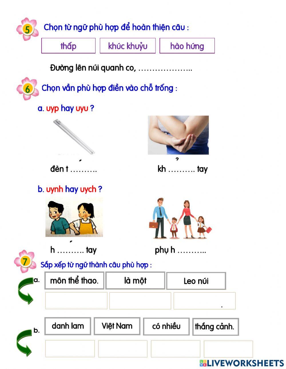 Tập đọc - Cả nhà đi chơi núi