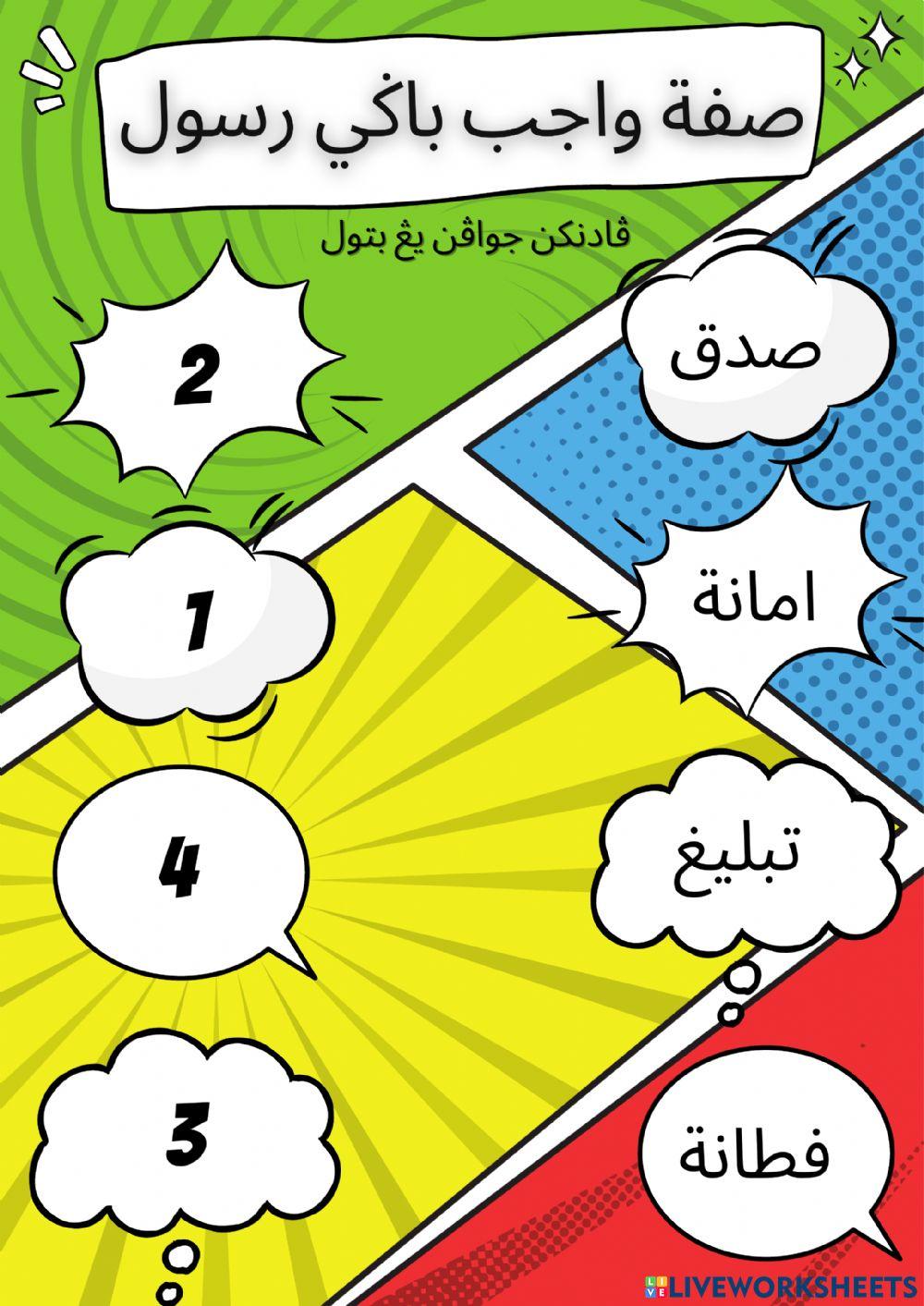 Sifat Wajib Bagi Rasul