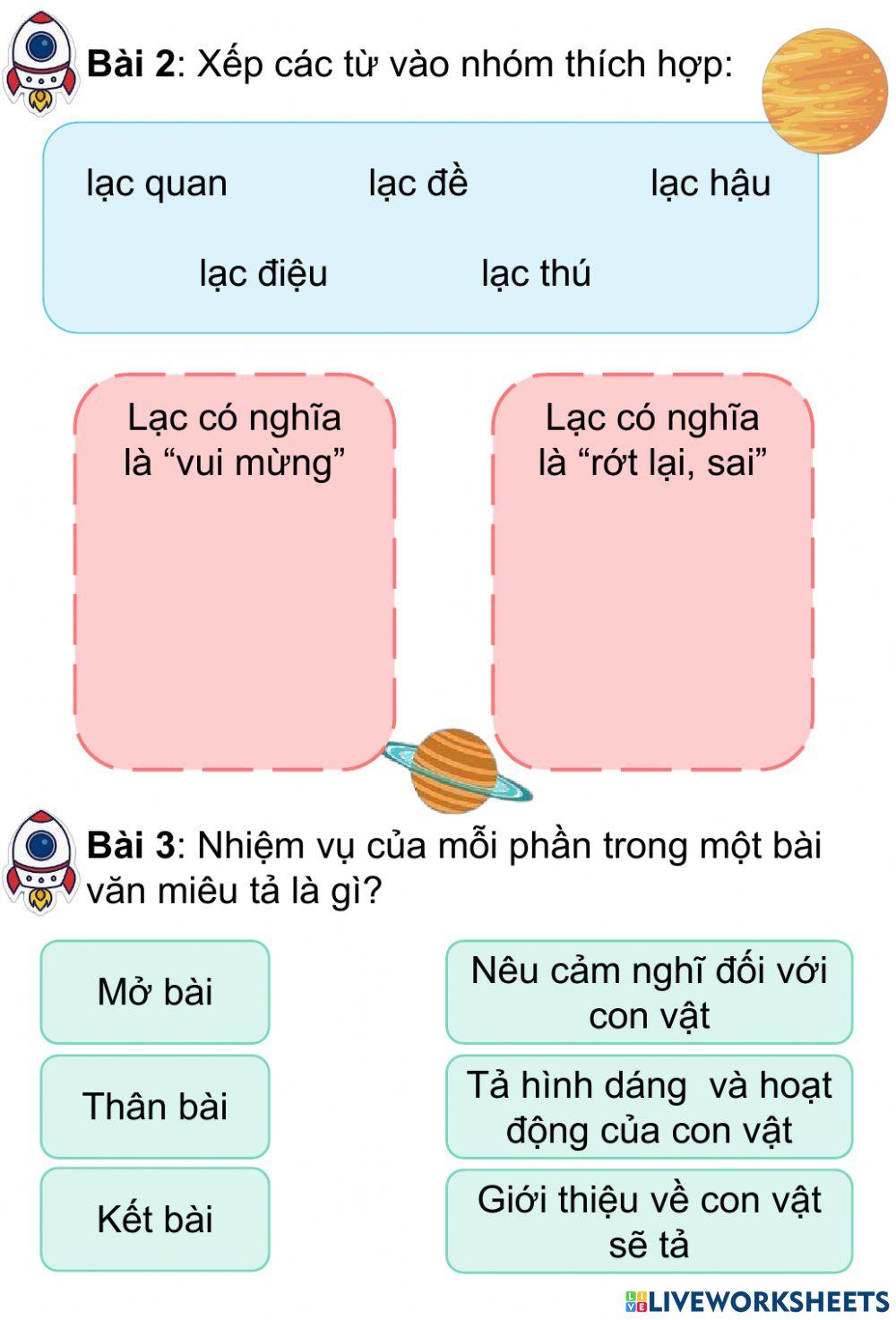 Phiếu bài tập Tuần 35 Tiếng Việt 4