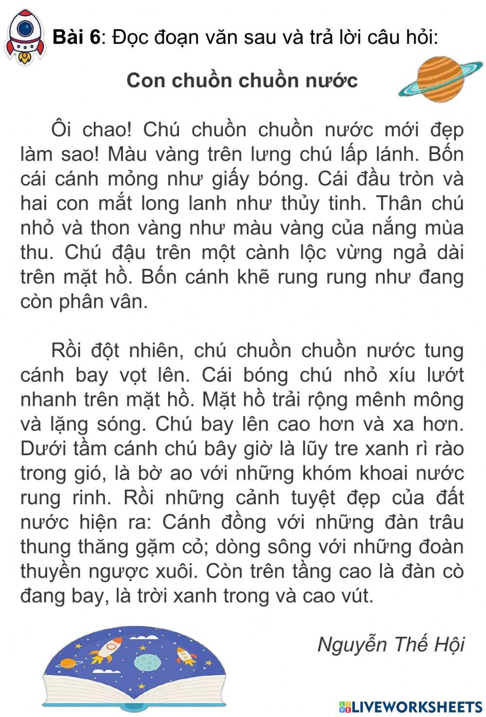 Phiếu bài tập Tuần 35 Tiếng Việt 4