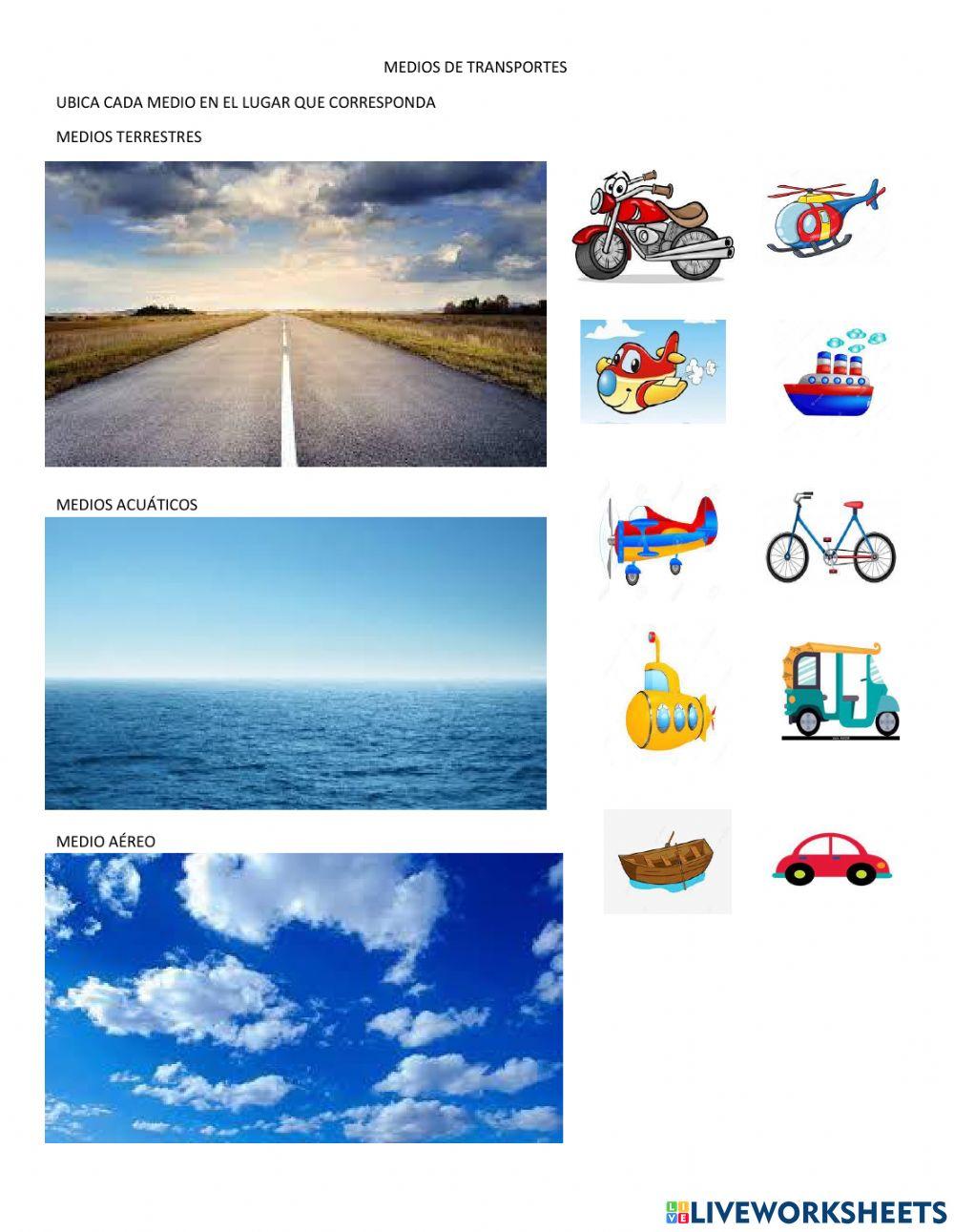 Medios de transportes