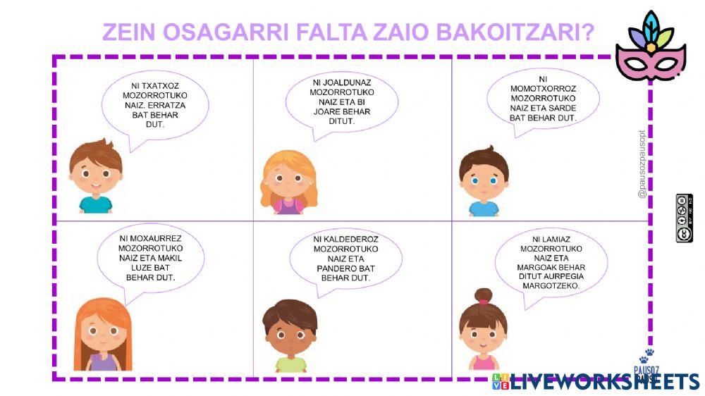 Inauterietako mozorroak Inauterietako mozorroak