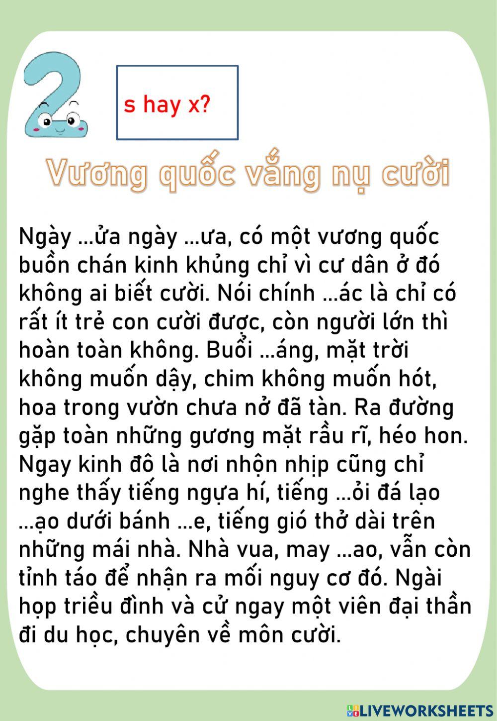 Phiếu bài tập tiếng việt 4 tuần 32