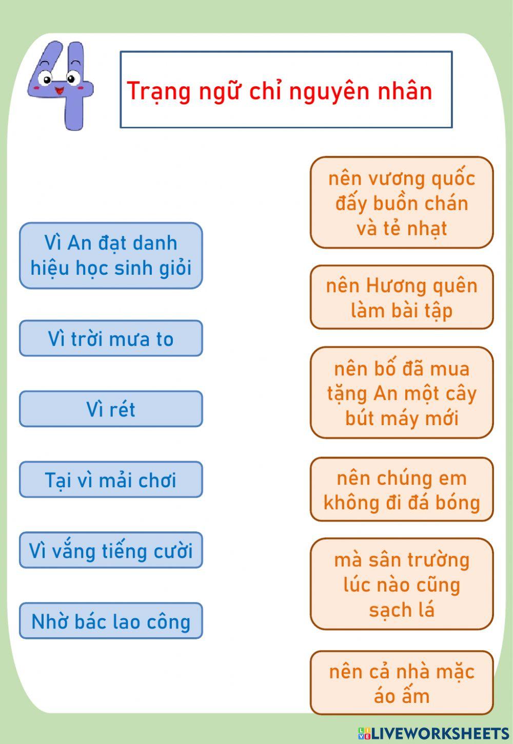 Phiếu bài tập tiếng việt 4 tuần 32