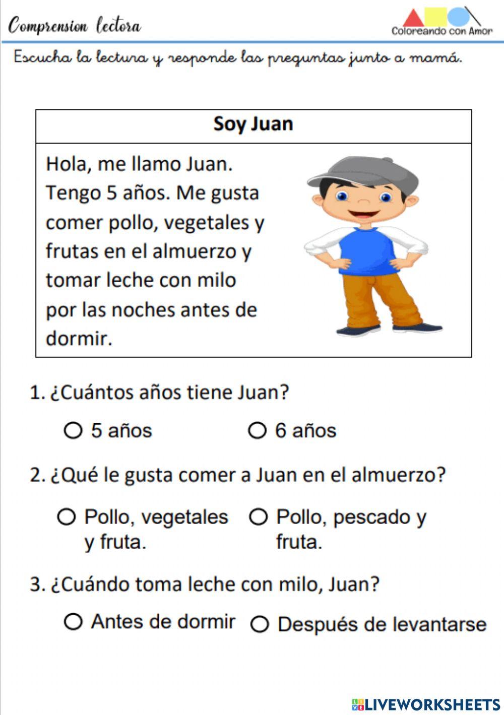 Juan Comprension Lectora