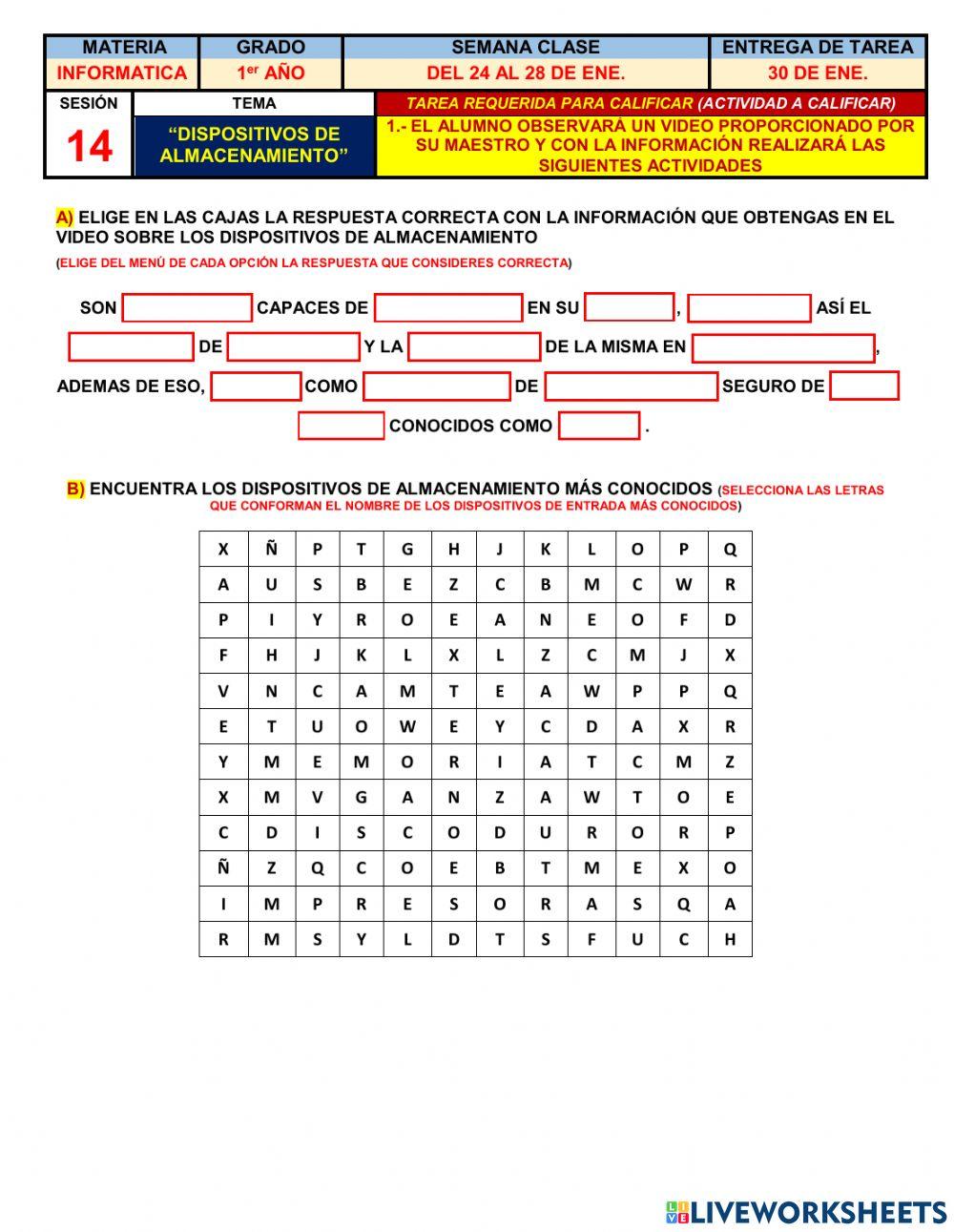 Dispositivos de Almacenamiento Dispositivos de Almacenamiento