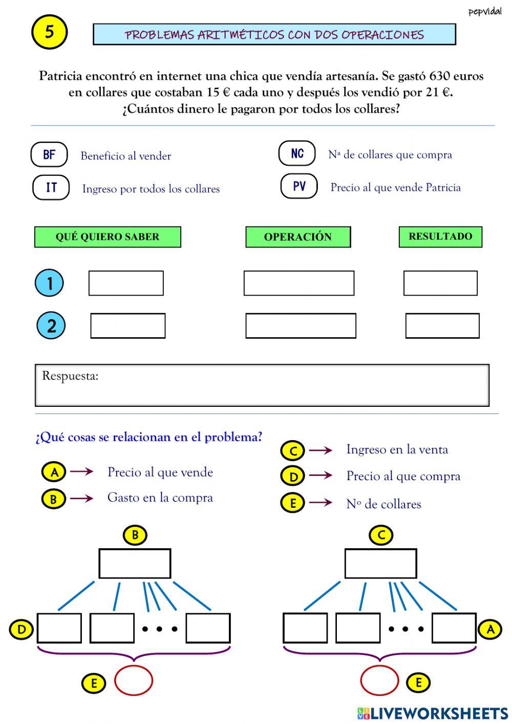 Problemas con dos operaciones (5)