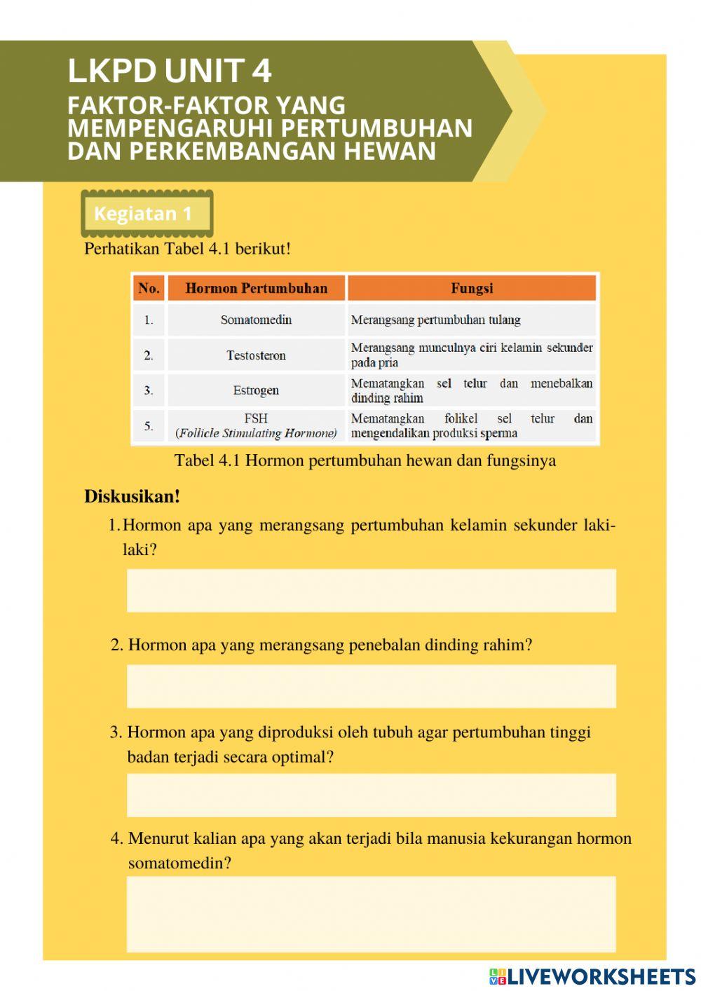 LKPD Saintifik Unit 4