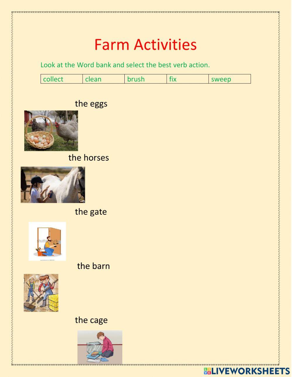 Farm activities