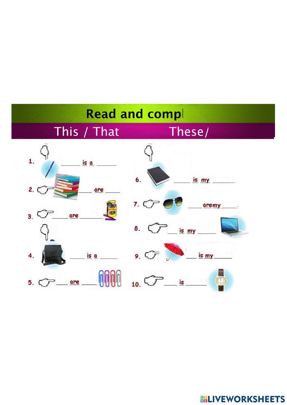 This that these these