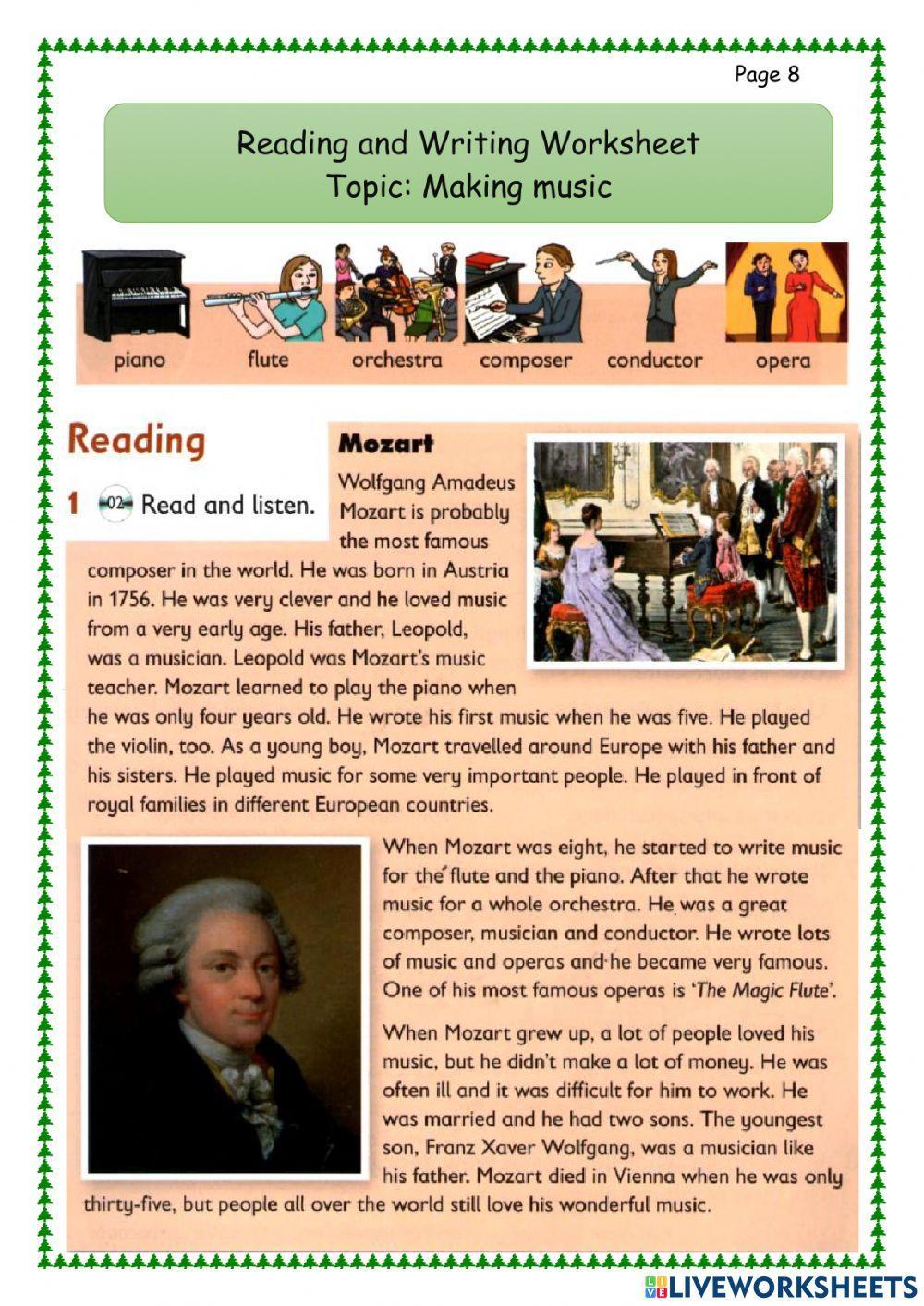 R&W 4 Unit 2 Making music part 1