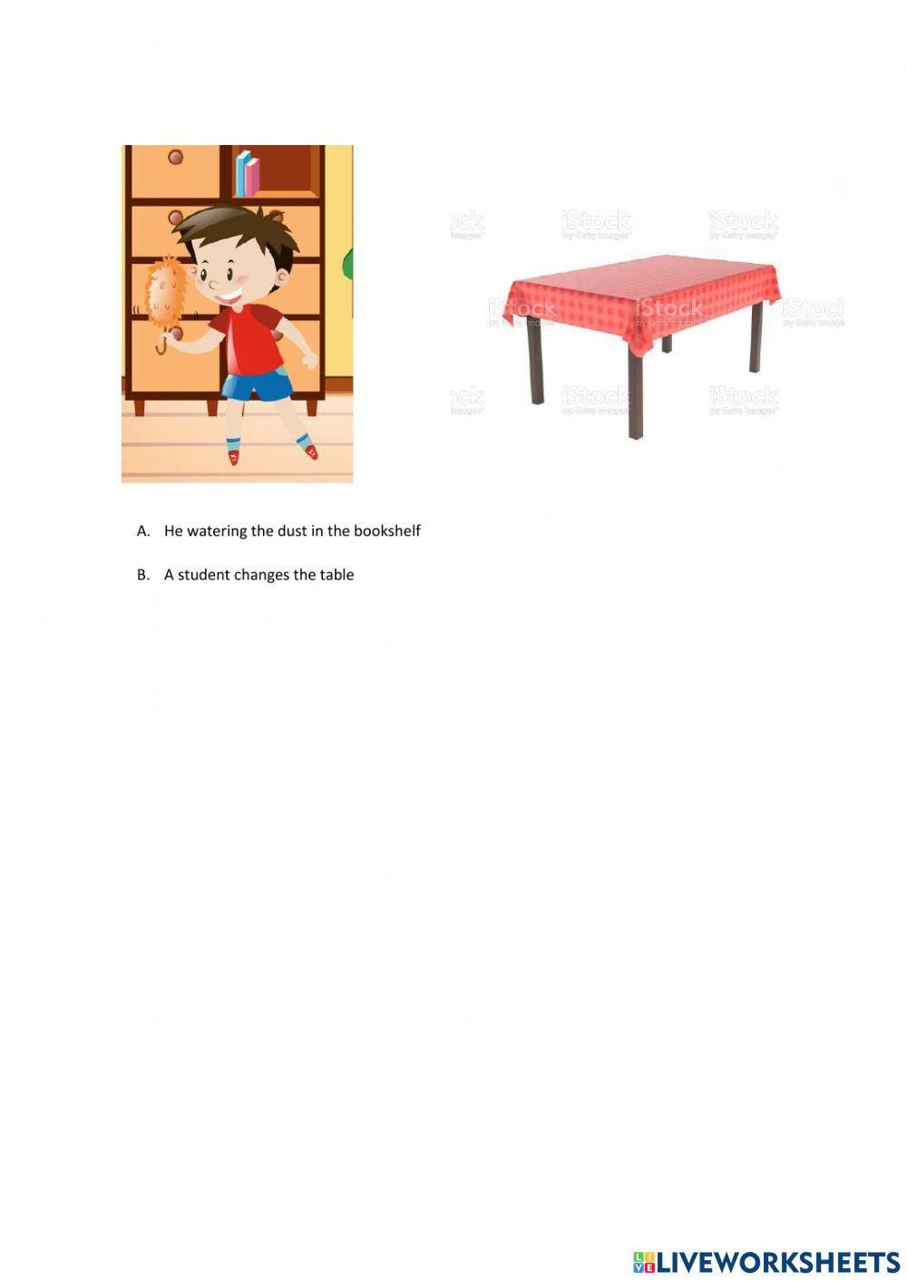 Thing to keep the school clean