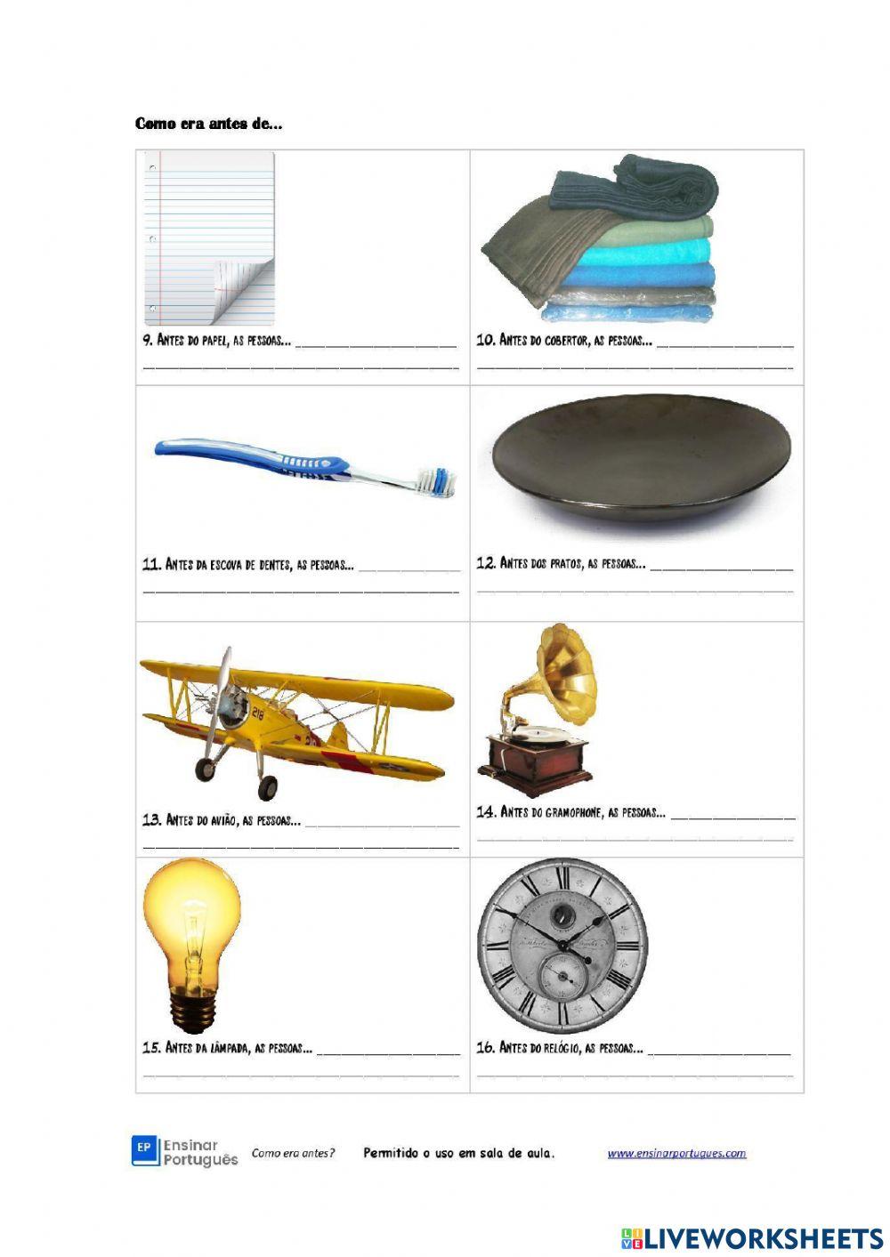 Pretérito imperfeito do indicativo