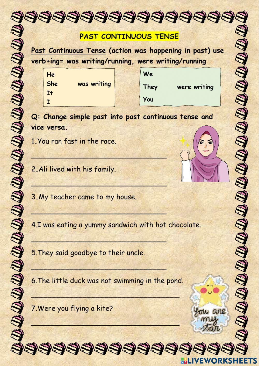 Present and Past Continuous