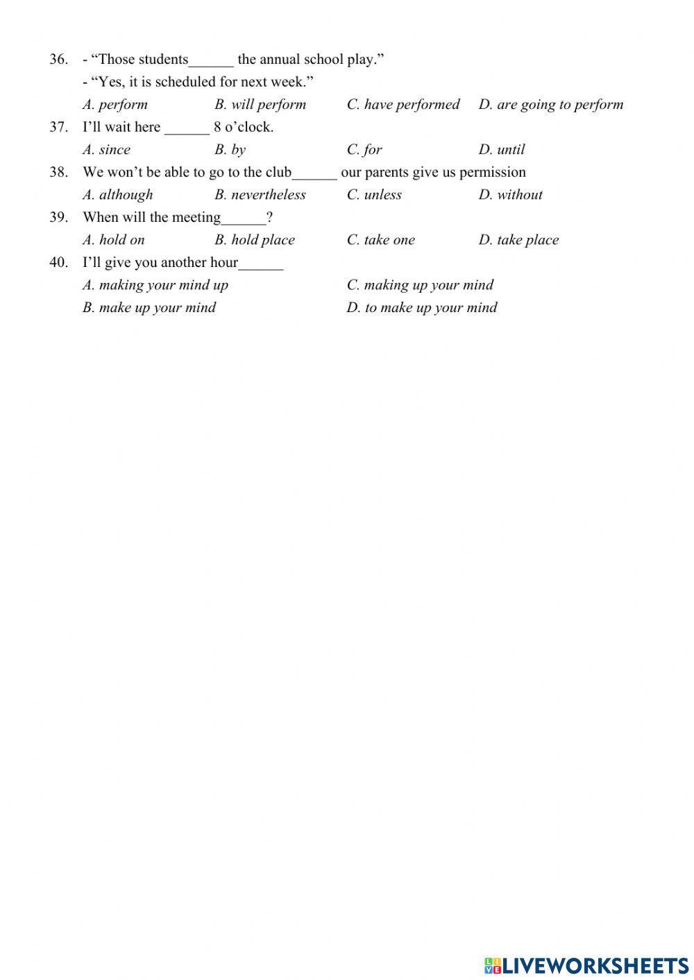 E9 - Practice Exercises 1 - ĐHG