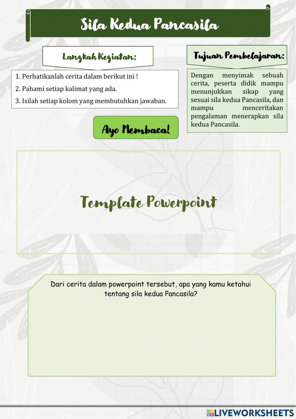 Sila Kedua Pancasila