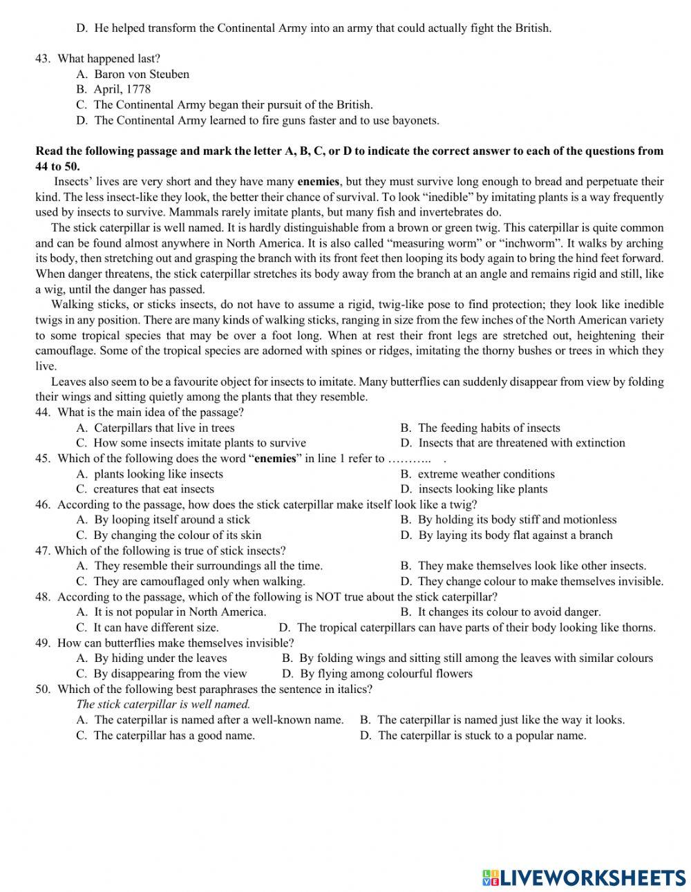 E9 - Đề luyện THPT - Mock test 1 - LTV