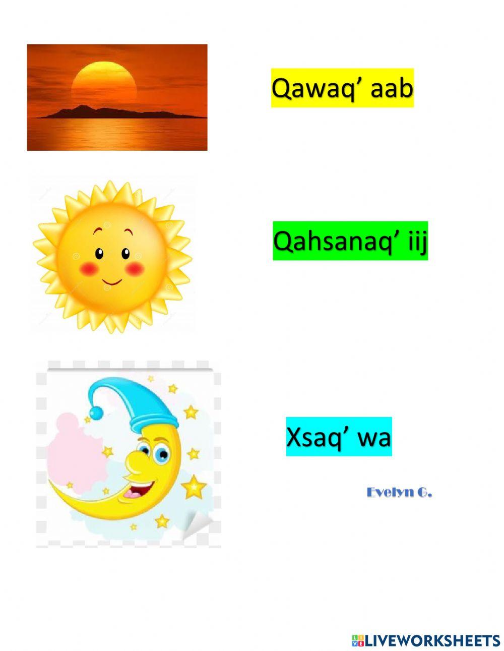 Los saludos en poqomam