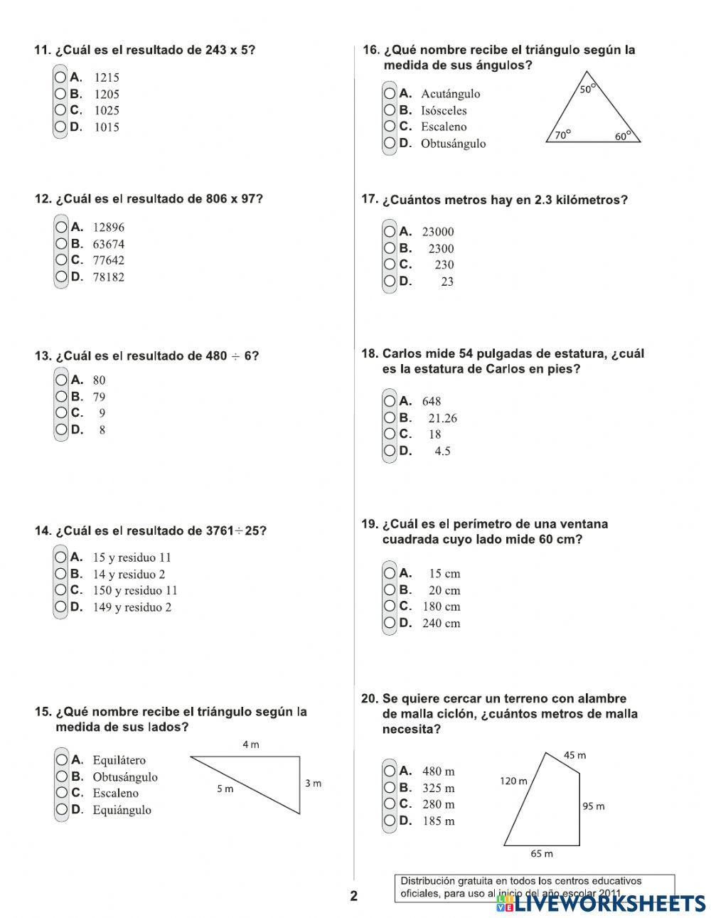 Prueba Diagnóstica