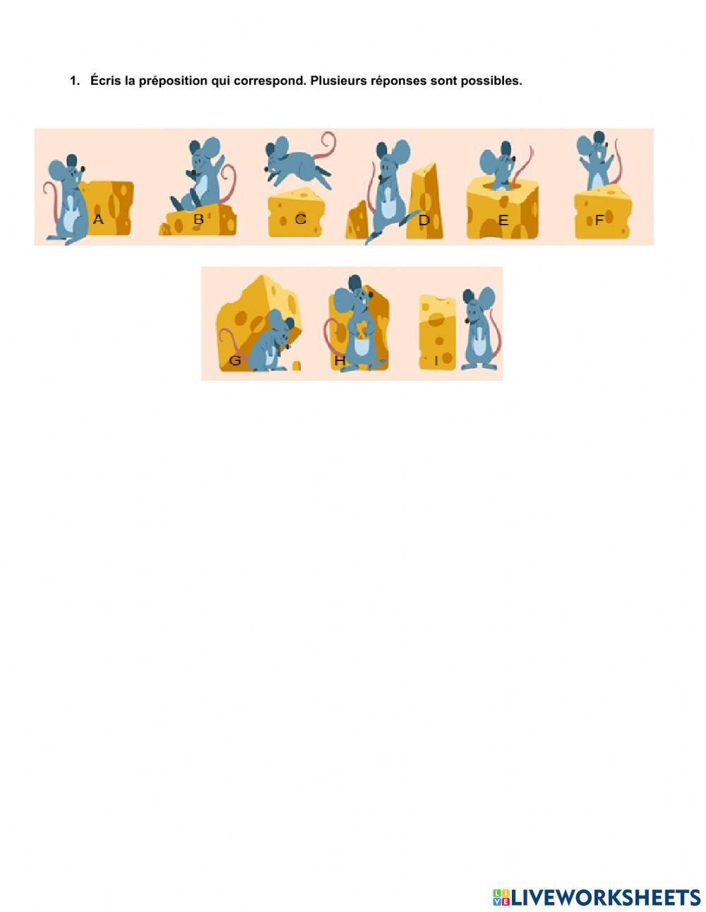 Prépositions de lieu