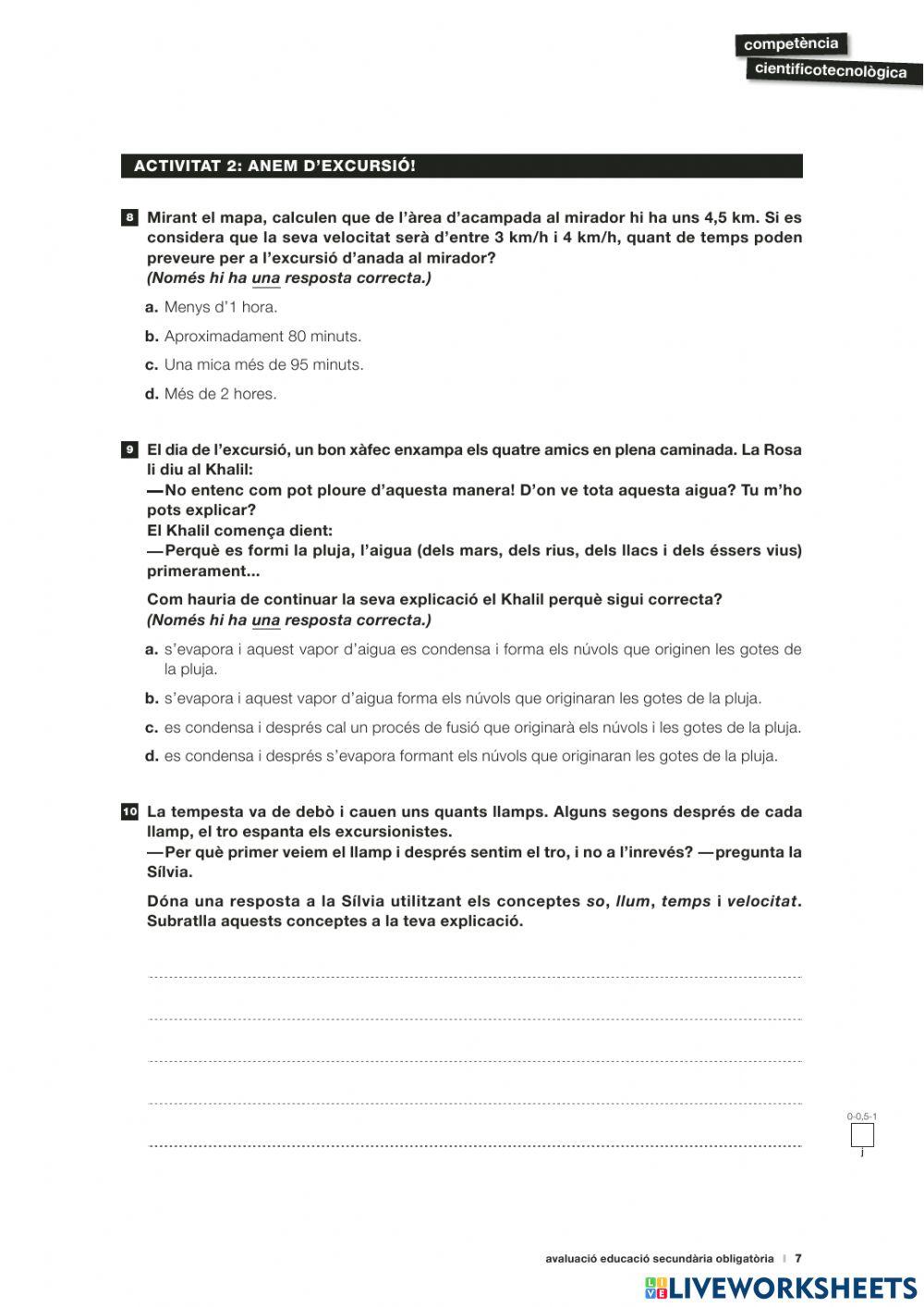 Competencia cientifico tecnologica 2017-A