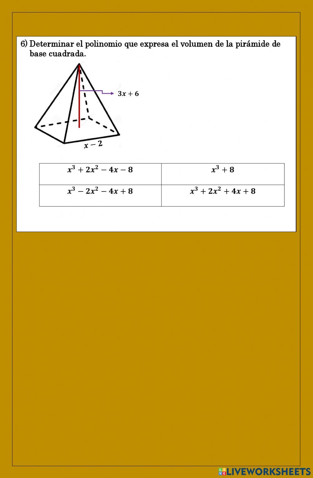 Multiplicación de binomios por trinomios