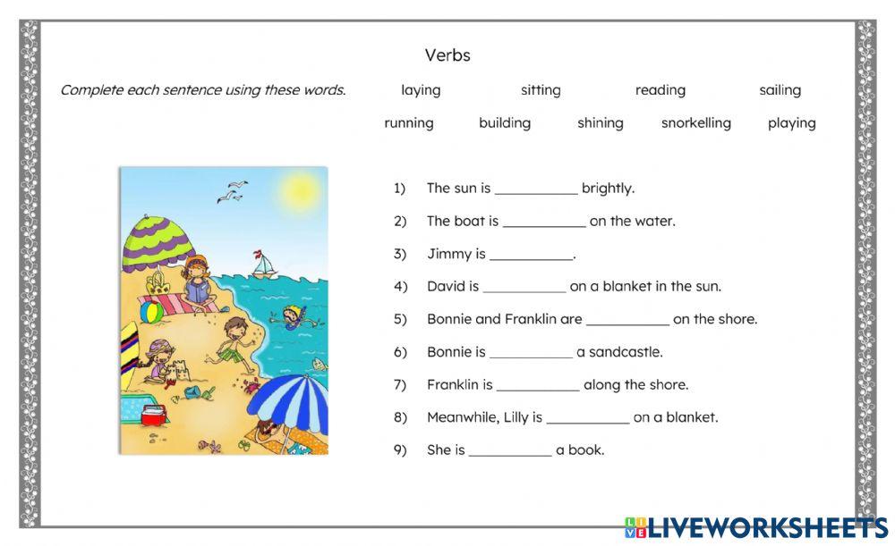 Present continuous tense